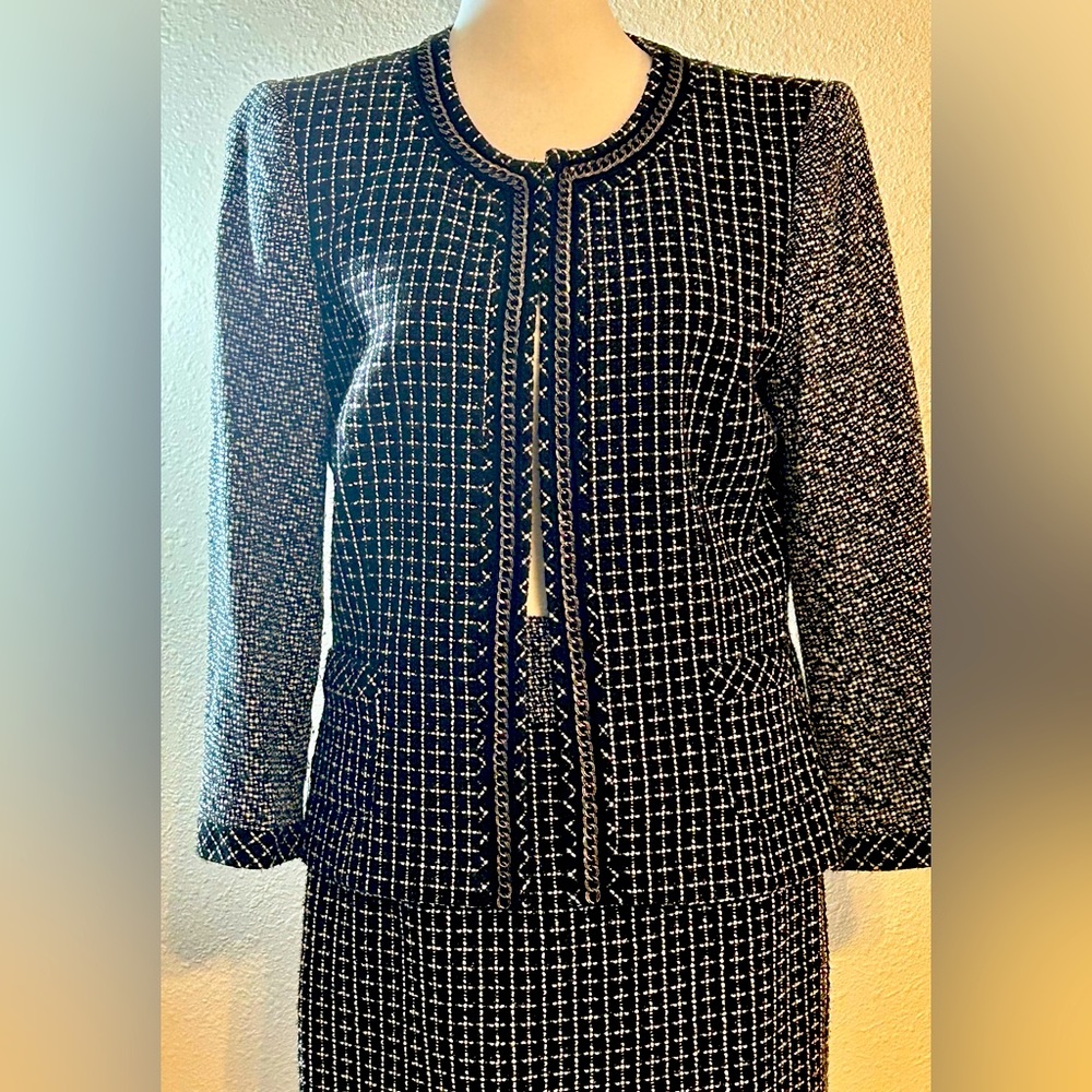 Antonio Melani Black & White suit jacket, blazer